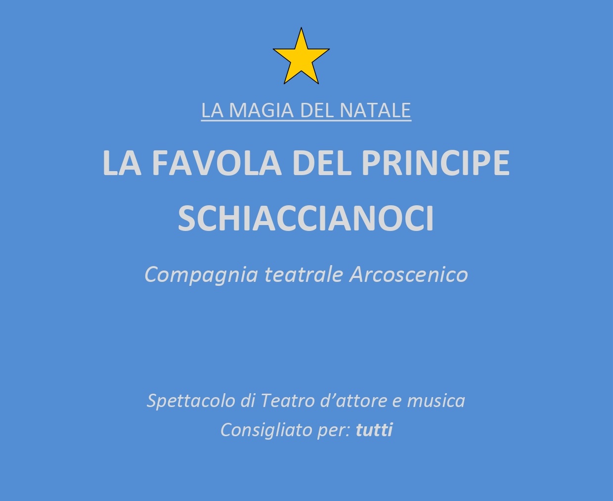 spettacolo la vavola del principe schiaccianoci