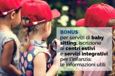 bonus bay sitter centri estivi