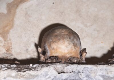 Santa Luciella ai Librai e il teschio con le orecchie